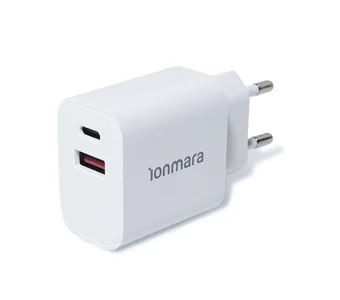 20W POWER ADAPTER FAST CHARGING 2 PORTS USB-C/A