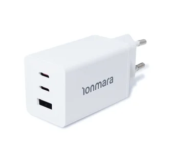 65W POWER ADAPTER GaN 3 PORTS USB-C/A